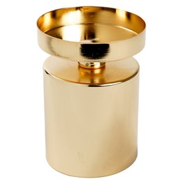 Küünlajalg Meril M, metal, golden, H11cm