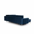 U shape sofa Elsgard U Reversible, Mat Velvet 63, pink, H93x326x202cm