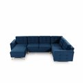 U shape sofa Elsgard U Reversible, Sawana 05, gray, H93x326x202cm