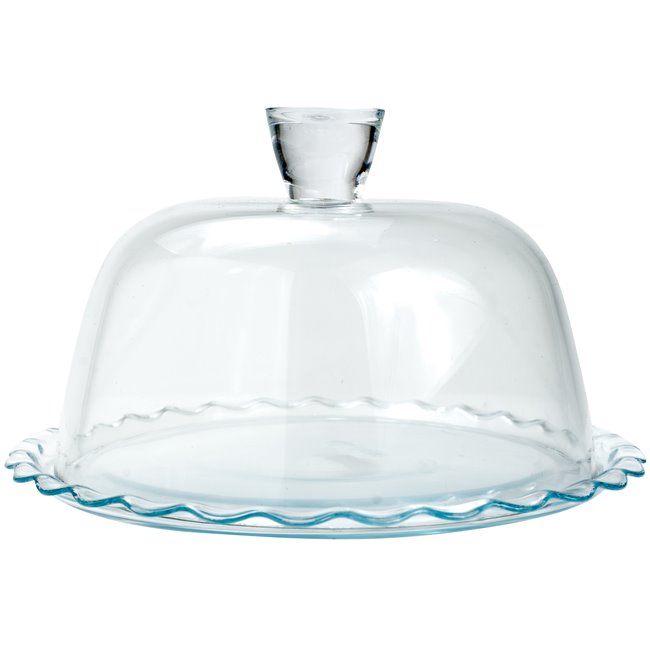 Glass jar Lara, 26.4x26.4x24cm