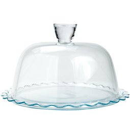 Glass jar Lara, 26.4x26.4x24cm