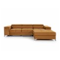 Corner sofa Elcardo R, Monolith 63, pink, H90x280x60cm