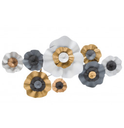 Wall decor Beautiful flower, 110x8x50cm