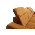 Corner sofa Eltorrenso R, Jasmine 29, brown, H98x265x53cm