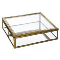 Decorative glass box Spirit L, H6x18x18cm