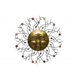 Настенный декор Sonne, D72.5xH4cm