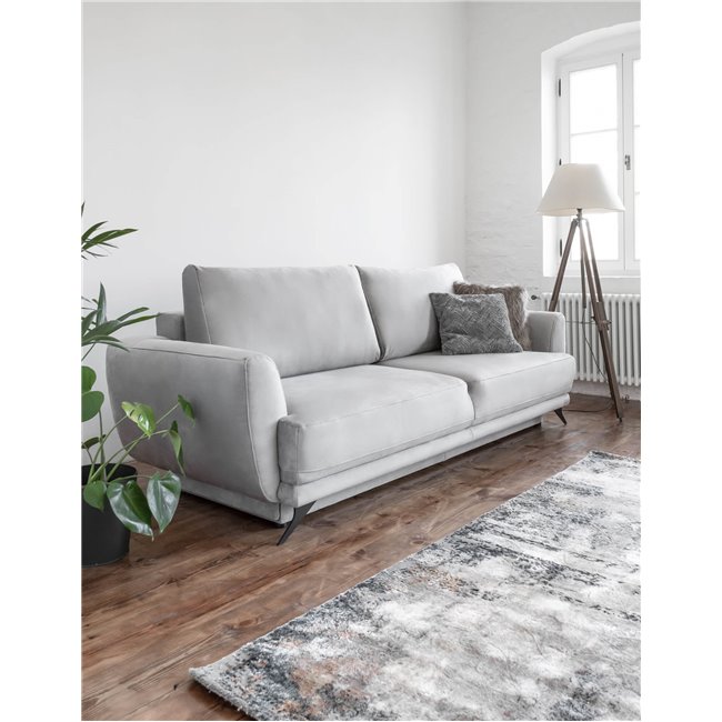 Sofa bed Elmego, Solar 45, yellow, H90x242x95cm