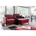 Corner sofa Elorelle L, Mat Velvet 99, black, H105x225x160cm