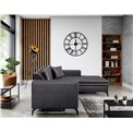 Corner sofa Elsolange L, Monolith 84, gray, H80x292x196cm
