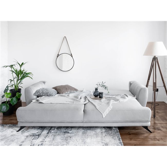 Диван-кровать Elmego, Sawana 21, серый, H90x242x95см