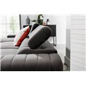 Corner sofa Elgrayson L, Riviera 97, gray, H98x275x205cm