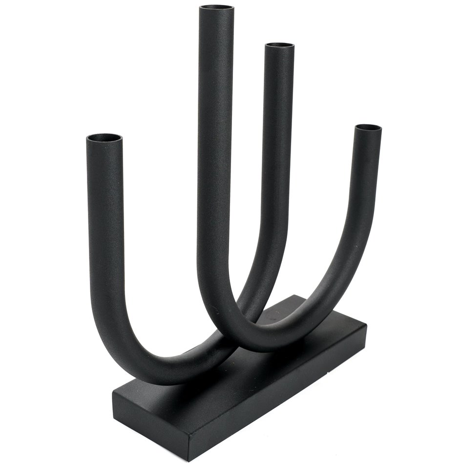 Candle holder Tonis, metal, 34x33cm