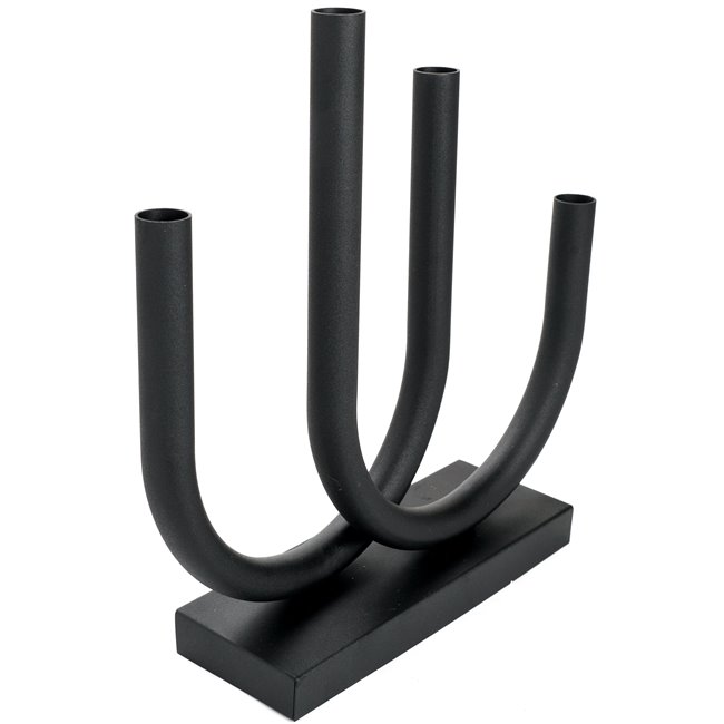 Candle holder Tonis, metal, 34x33cm