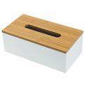 White tissue box Modern, white,  L25xP13xH9cm