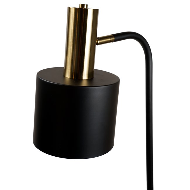 Floor lamp Soler, black,  E27 60W, H150x30cm
