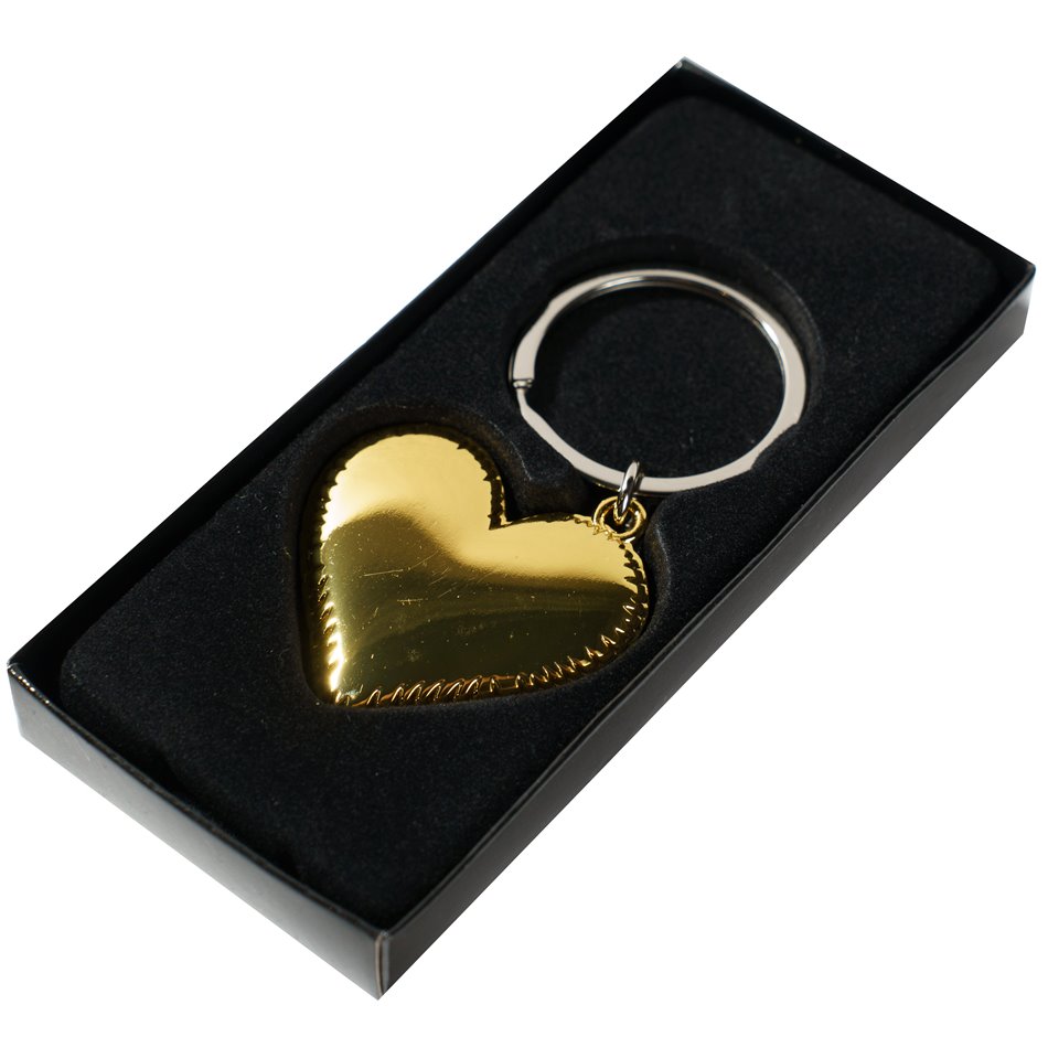 Keychain Heart, 3.8xH7.5cm