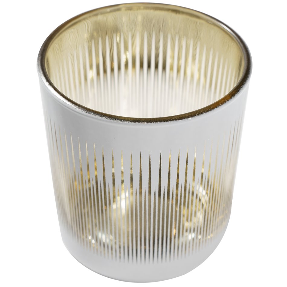 Küünlajalg Future, klaas, H8xD7cm