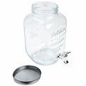 Dispenser for drinks Yorkshire 4 L, glass, 21x14.8x H25.5cm
