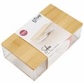 Organizer Selena bamboo small rect, 16x9.6x5.35cm