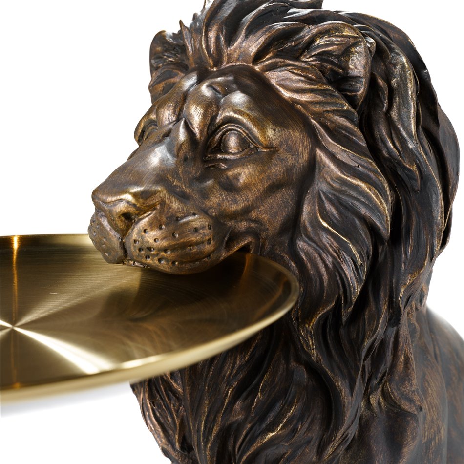 Декоративная фигура Lion c подставкой, 63x27x51.5cm