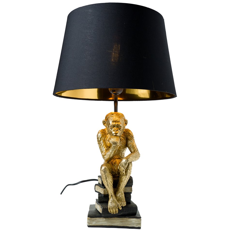 Decorative table lamp Monkey reading,  H50.5 D31cm  E27 40W(MAX)
