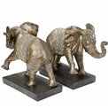 Bookend Elephant, set of 2, 18.5x25x12cm