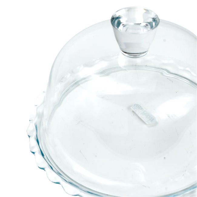 Glass jar Lara, 26.4x26.4x24cm