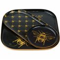 Tray Bee, set 3, 21x21 21x11 11x11cm
