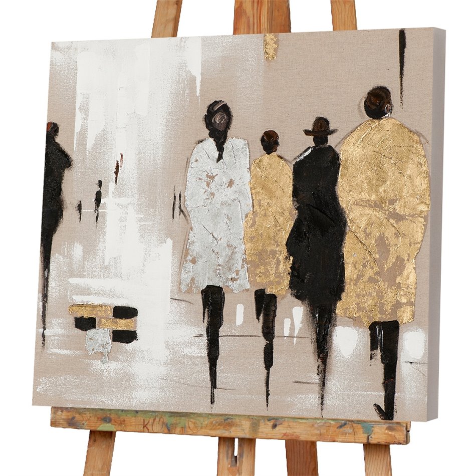 Lõuendimaal Manhattan People V IL, 70x70cm