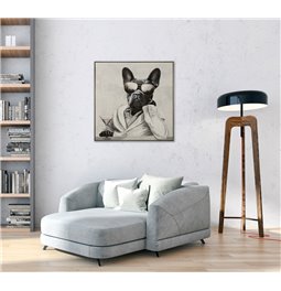 Akrüülmaal lõuendil New York Dog Mafioso, 82.5x82.5cm