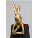 Laualamp Rabbit, kuldne/must, E14 5W, H68x26x23cm