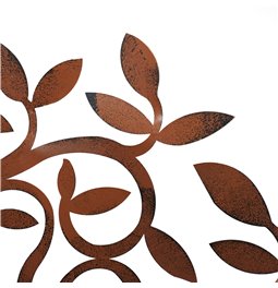 Wall object Tree mat, metal, H71cm