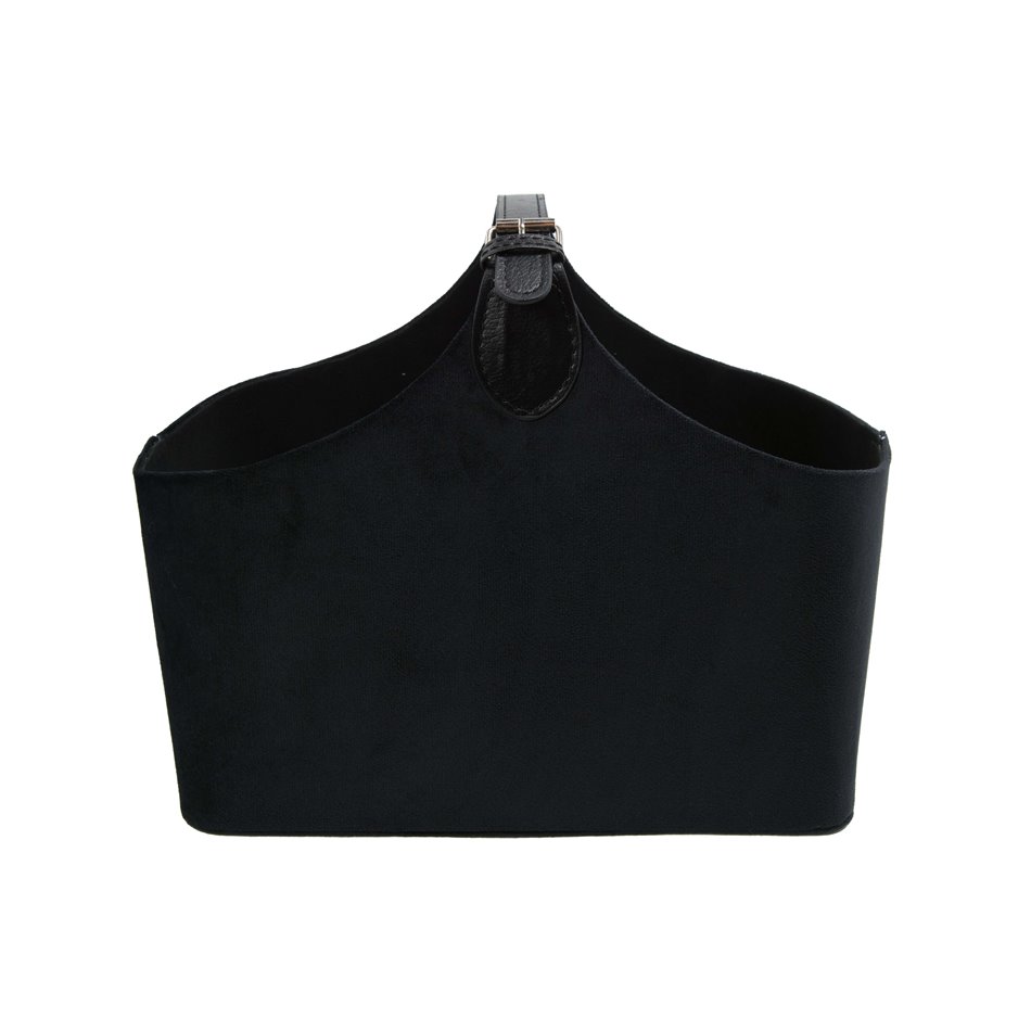 Magazine bag Trianda S, velvet, 31x20x26cm