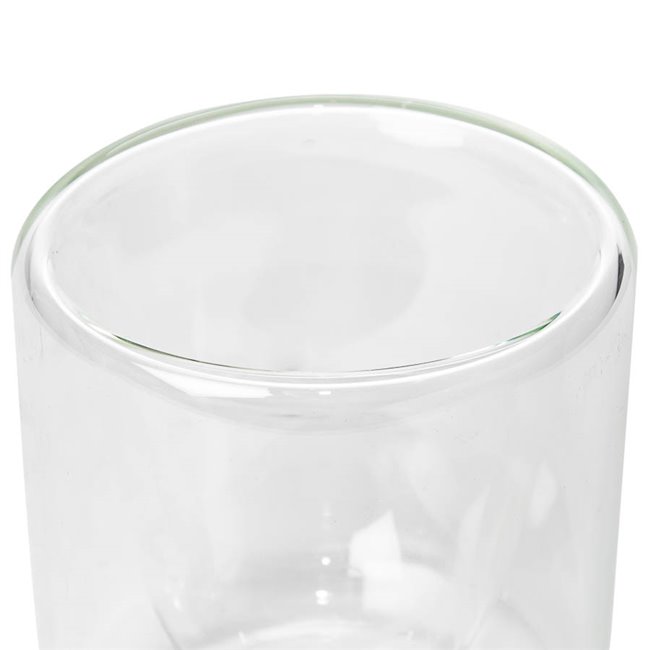 Double wall mug, glass, 200 ml D8