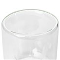 Double wall mug, glass, 200 ml D8