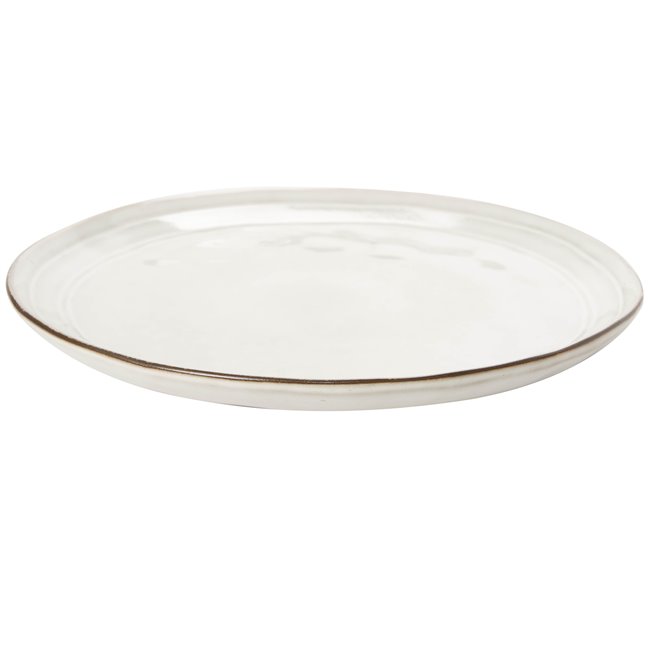 Обеденная тарелка  Flower, серый цвет, D26cm