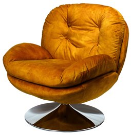 Leisure chair Vanesa, vintage gold 15, 80.7x83.7x83.7cm