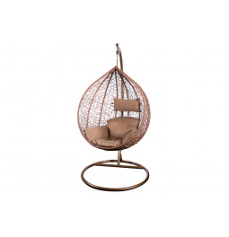 Hanging chair Eden-2, brown,  H195 D105cm
