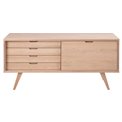 Sideboard Alina, oak veneer, H72x160x45cm