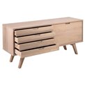 Sideboard Alina, oak veneer, H72x160x45cm