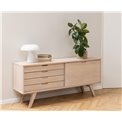 Sideboard Alina, oak veneer, H72x160x45cm