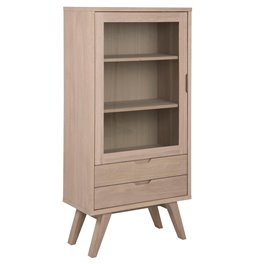 Vitriin Alina, tammespoon, H145x72x36cm