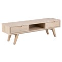 TV unit Alina, oak veneer, H45x150x40cm