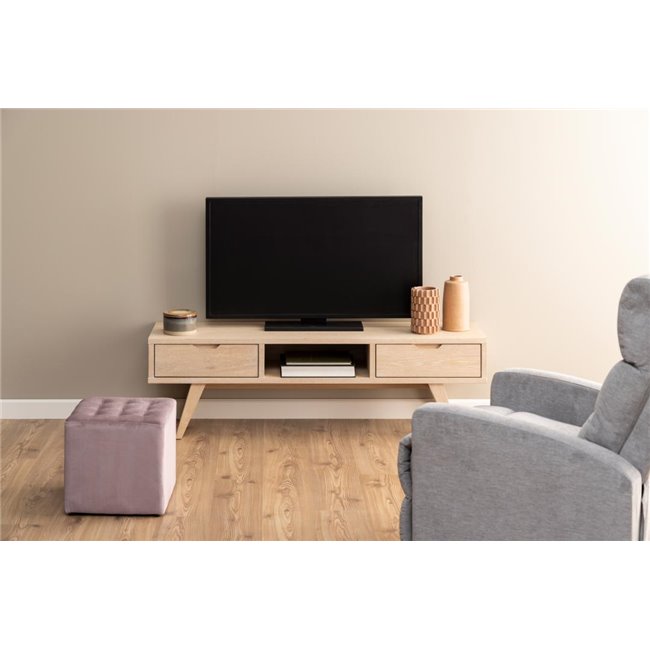 TV unit Alina, oak veneer, H45x150x40cm