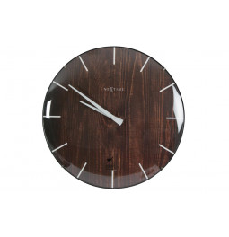 Настенные часы  Edge Wood Dome, D35cm