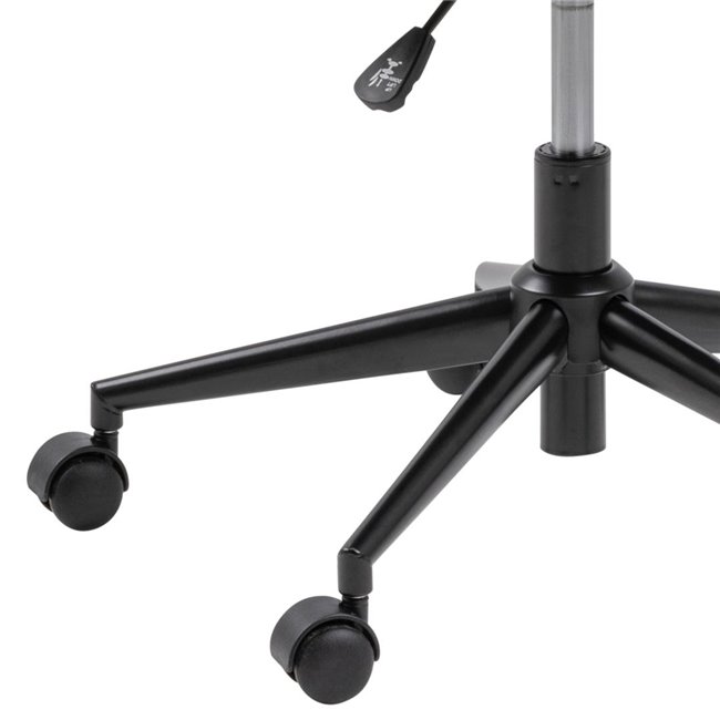 Office chair Aron, dark grey, H91x58x58cm, seat height 44-54cm