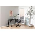 Office chair Aron, dark grey, H91x58x58cm, seat height 44-54cm