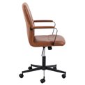 Office chair Alora, brown, H90x57x60cm, seat height 43-53cm