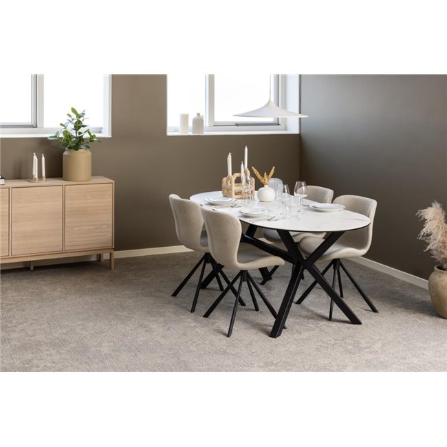 Puhvetkapp Alinley, tammespoon, H80x135.4x40cm