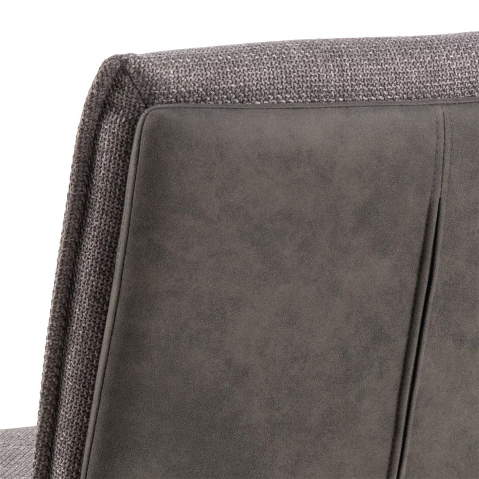 Обеденный стул Alfynn, серый-коричневый, H85x47x59см, высота сиденья 50см